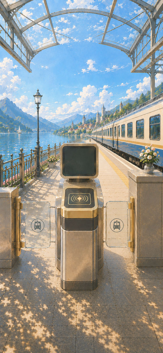湖畔车站 壁纸预览